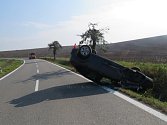 Dopravní nehoda mezi Křenovicemi a Stříbrnicemi.