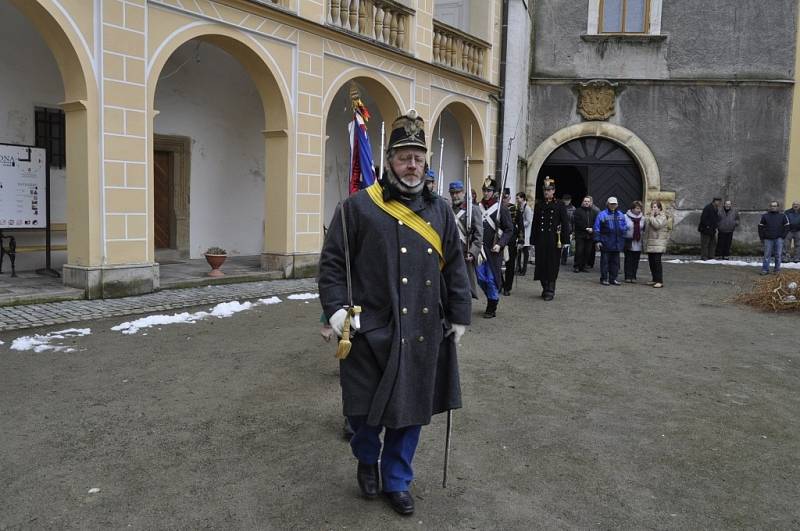 Slavnostní otevření válečné naučné stezky v Tovačově