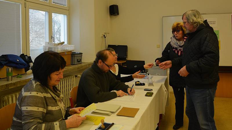 Druhý den druhého kola prezidentských voleb v Přerově