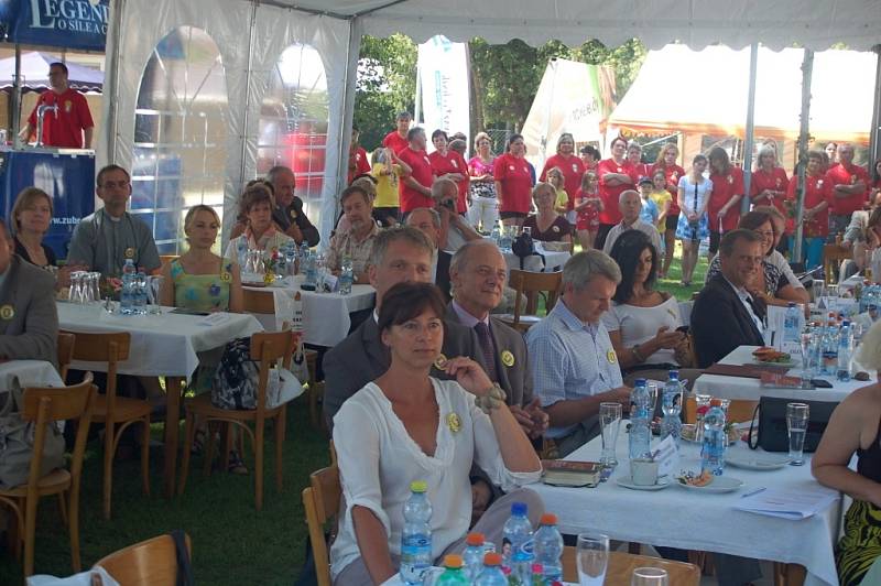 Vyhlášení výsledků krajského kola soutěže Vesnice roku v Hradčanech