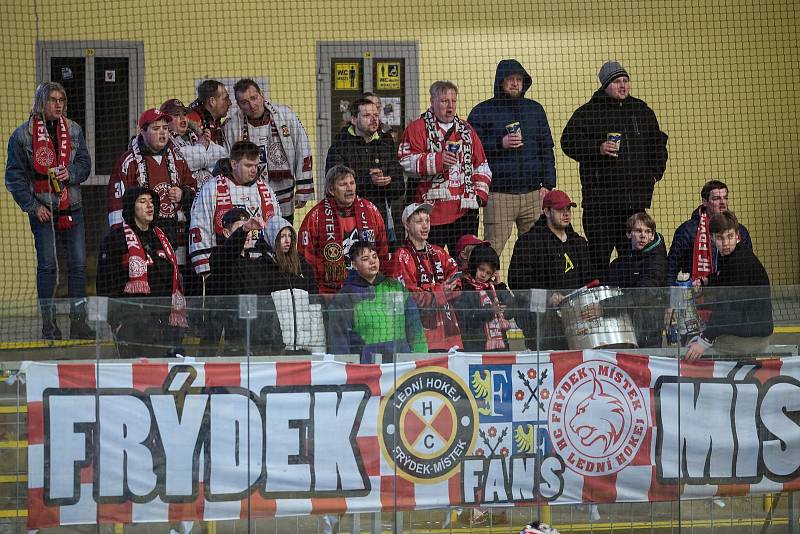 Hokejisté Přerova proti Frýdku-Místku (1:3).