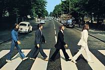 Slavný obal alba The Beatles Abbey Road