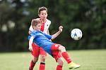 Žákovský memoriál v Želatovicích. SK HS Kroměříž - Zbrojovka Brno (v modrém)