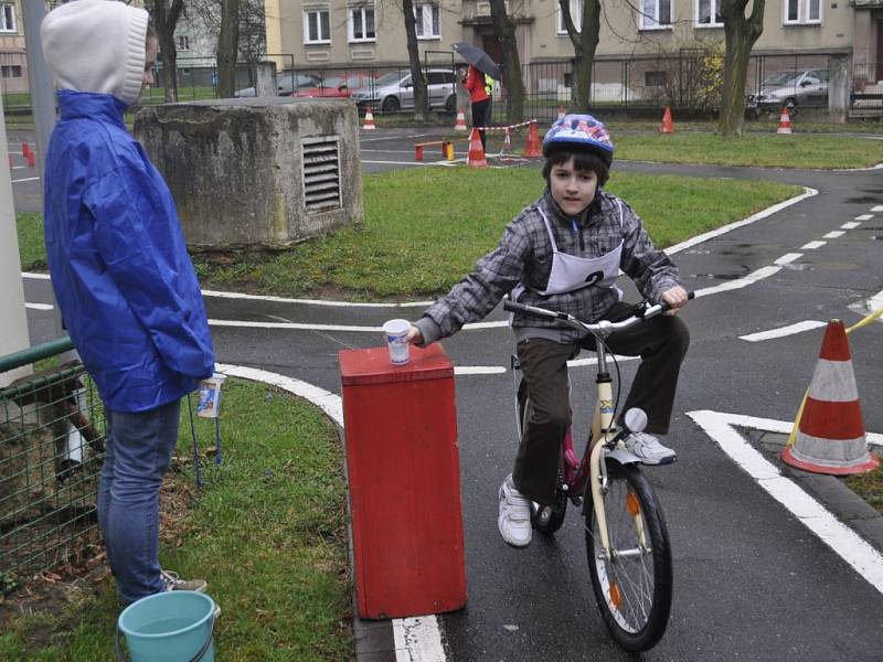 Dopravní soutěž mladých cyklistů v Přerově