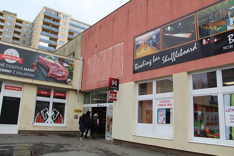 V Přerově se ruší také pošta v areálu Trumf centra v ulici Trávník (na snímku).
