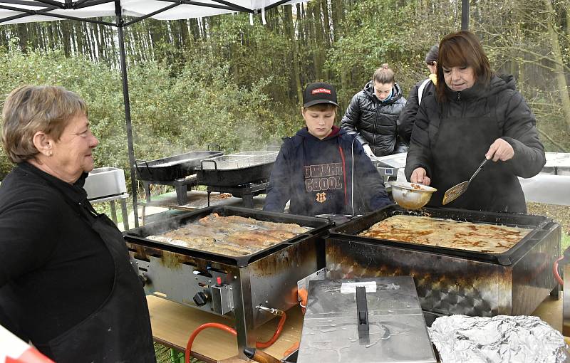 Výlov Choryňského velkého rybníka přilákal jako každoročně davy lidí. 30.1.0 2022