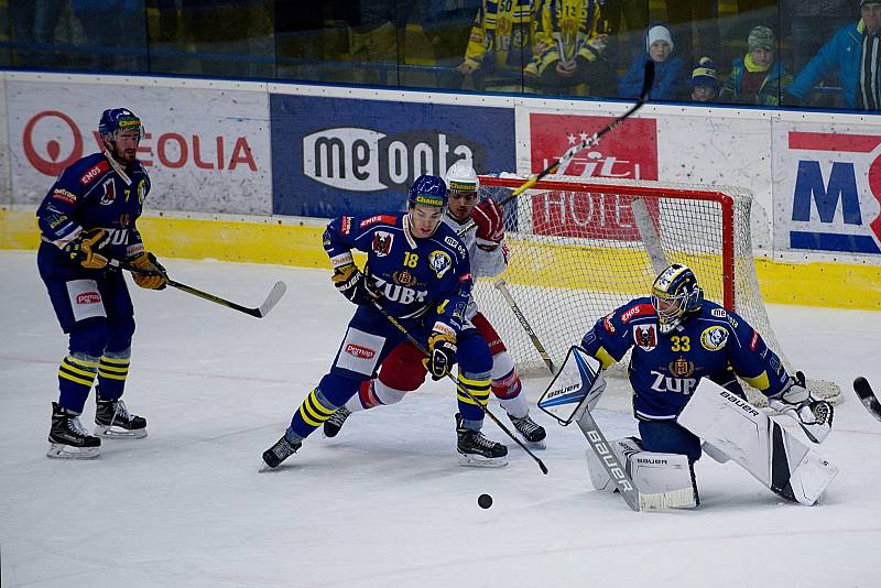 Hokejisté Přerova doma podlehli Porubě 3:5.