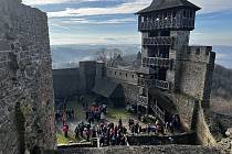 Novoroční výstup na hrad Helfštýn, 7. ledna 2023