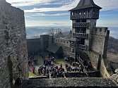 Novoroční výstup na hrad Helfštýn, 7. ledna 2023