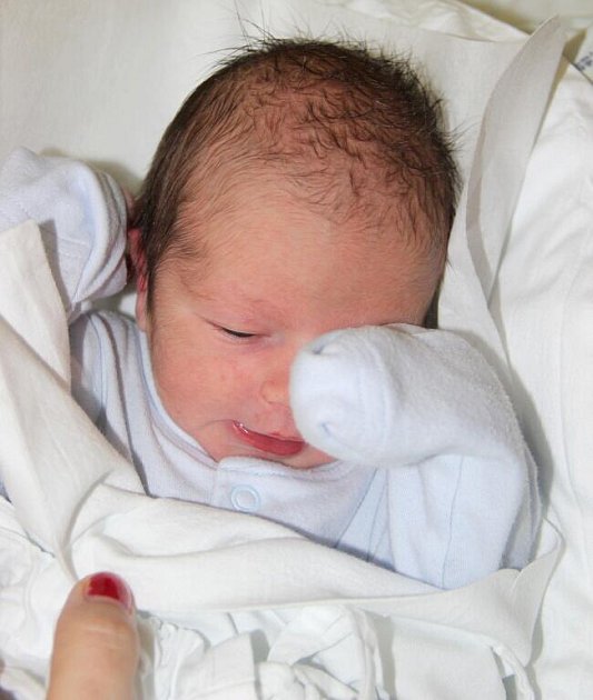 Prvním miminkem, které se narodilo na Nový rok v přerovské porodnici, je malý Mareček. Na svět ho přivedla šťastná maminka z Hranic