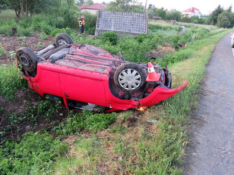 Nehoda řidičky peugeotu v Předmostí
