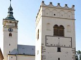Sluneční hodiny na zvonici v Lipníku nad Bečvou 