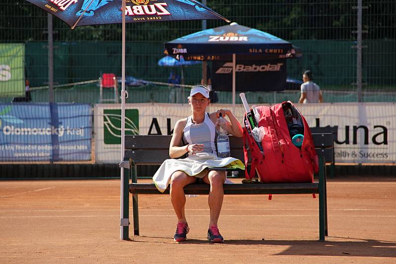 Tenistový Zubr Cup 2020 v Přerově. Anastasia Zarycká.