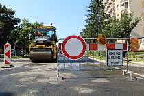 V Přerově se tento týden uzavřela kvůli opravám Nádražní ulice.