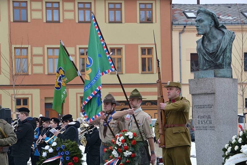 Přerov si v neděli 11. února připomněl významné výročí - přesně před sto lety byl popraven v Boce Kotorské vůdce vzpoury námořníků František Rasch, který byl přerovským rodákem.