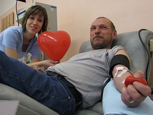 Valentýnská soutěž pro dárce krve v přerovské nemocniciFoto: