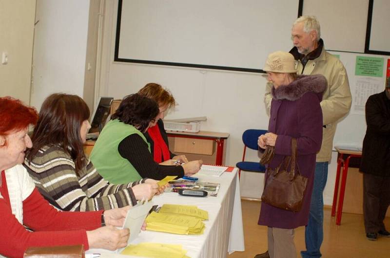 Druhé kolo prezidentských voleb v Přerově