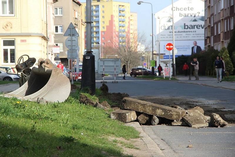 V Přerově začalo rozšiřování Palackého ulice