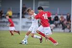 Žákovský memoriál v Želatovicích. FC Slovácko (v bílém) - FC Želatovice