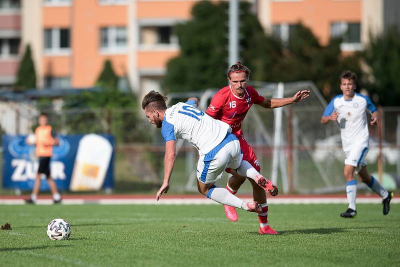 Fotbalisté Přerova prohráli doma ve druhém kole MOL Cupu s druholigovou Líšní 0:2.