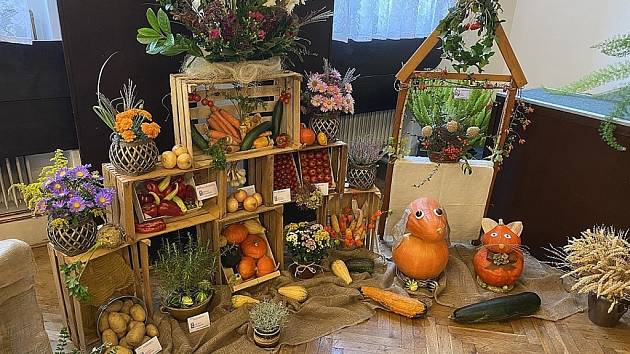 Výstava ovoce, zeleniny, květin a zahrádkářských produktů v Horní Moštěnici,