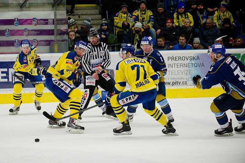 Hokejisté Přerova proti Kladnu. Nastoupil i Jaromír Jágr.