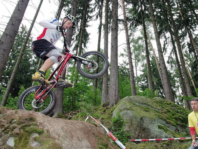 Pavel Procházka. Přerovští biketrialisté na MS 2016 v Blansku.