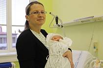 Prvním miminkem, které se narodilo v tomto roce v přerovské porodnici, je malý Petr.