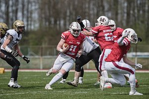 Snapbacks liga amerického fotbalu: Přerov Mammoths - Znojmo Knights.