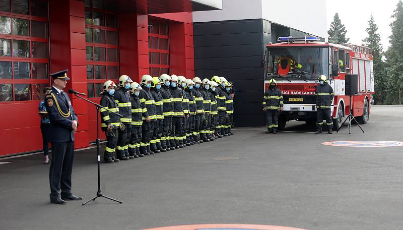 Slavnostní otevření nové stanice profesionálních hasičů v Přerově