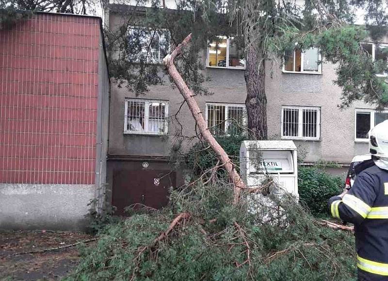 Následky bouřky 28.7.2020 na Přerovsku a Hranicku