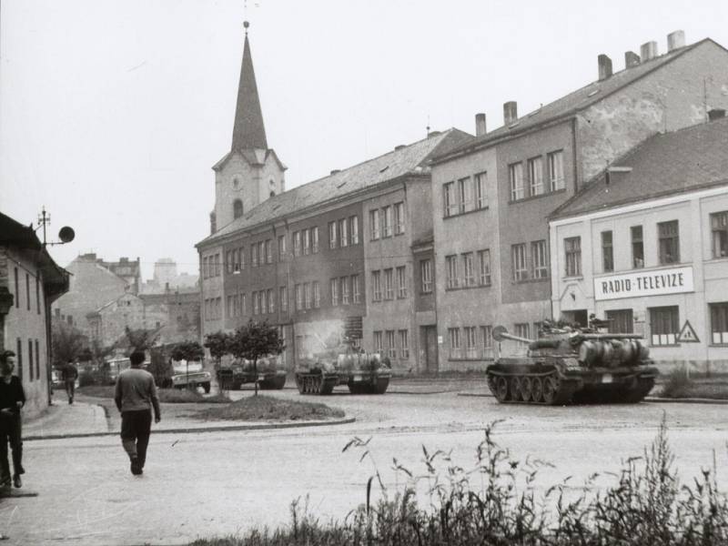 V pátek 23. srpna 1968 obsadila v ranních hodinách okupační vojska Přerov.