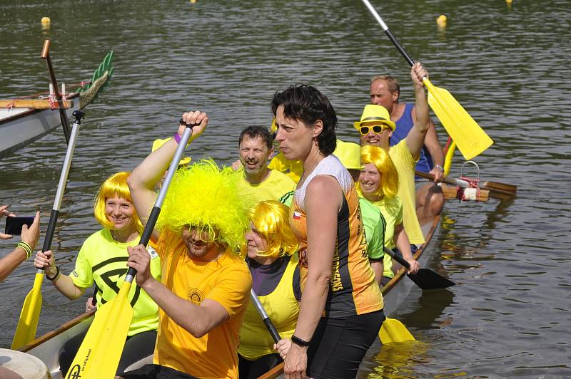 Festival dračích lodí na Laguně v Přerově