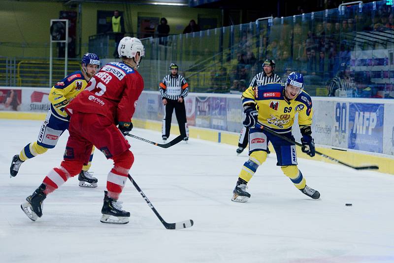 Hokejisté Přerova podlehli v prodloužení pražské Slavii 2:3.