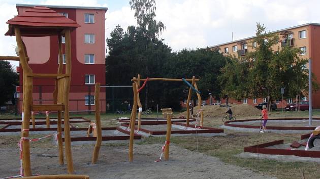 Dětské hřiště v Jasínkově ulici v Přerově