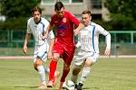 Fotbalisté 1. FC Viktorie Přerov v přípravném zápase s FK Bystřice pod Hostýnem.