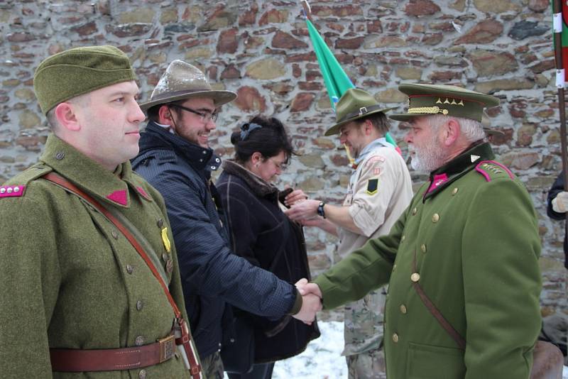 Novoroční výšlap na Helfštýn - sobota 2. ledna 2016