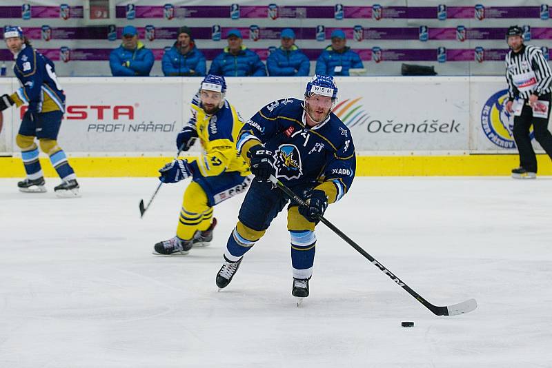 Hokejisté Přerova proti Kladnu. Nastoupil i Jaromír Jágr. Foto: Deník/Jan Pořízek