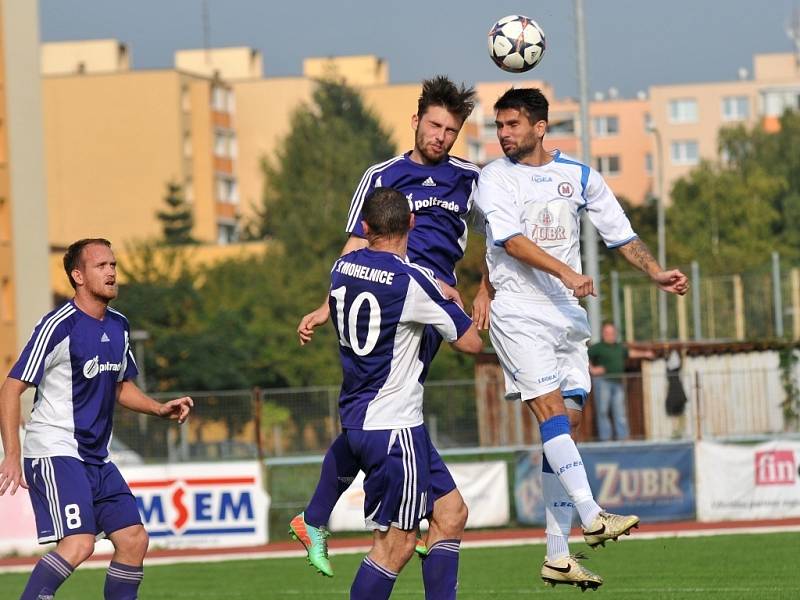 1. FCV Přerov (v bílém) vs. FK Mohelnice