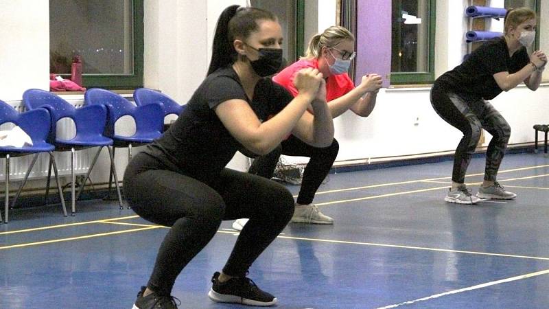 Amatérští a mládežničtí sportovci mohou trénovat ve vnitřních prostorách. Avšak s rouškami. Sportovní centrum mlýn v Přerově, 3. prosince 2020