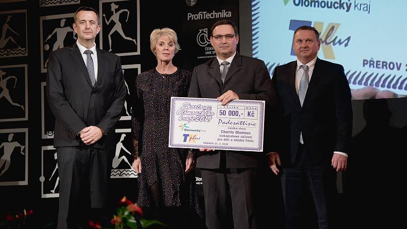 Vyhlášení Sportovce Olomouckého kraje za rok 2019 v Městském domě v Přerově.
