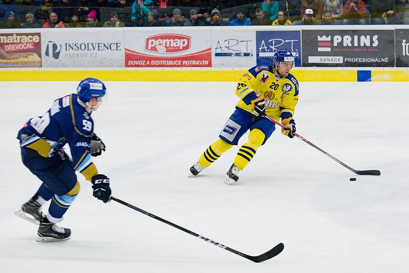 Hokejisté Přerova proti Kladnu. Nastoupil i Jaromír Jágr.