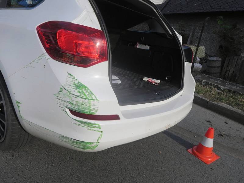 Nehoda opilé řidičky v Čekyni
