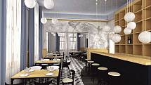 Takto by se měla změnit tvář interiéru kavárny a restaurace Městského domu v Přerově.