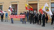 Pochod radikálů v Přerově - 1. května 2016