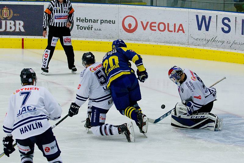 Hokejisté Přerova proti Benátkám nad Jizerou