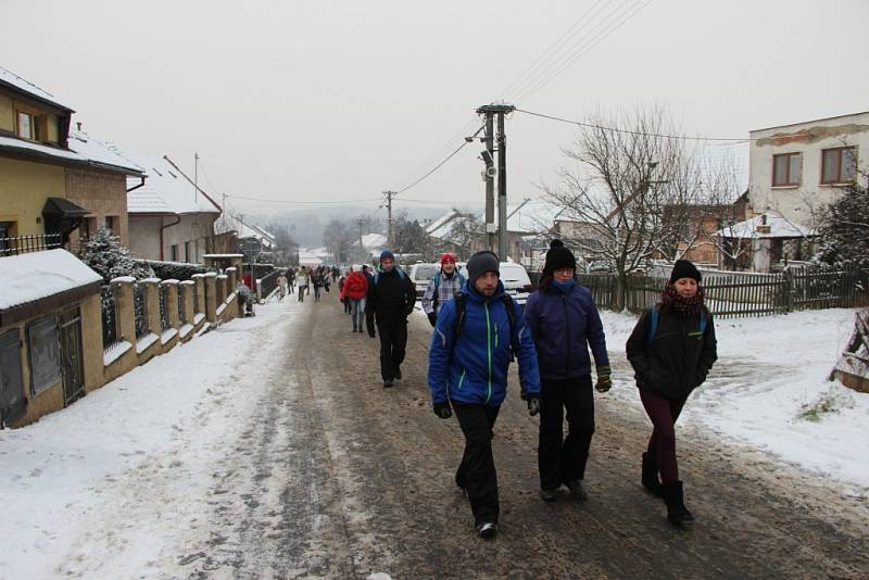 Novoroční výšlap na Helfštýn - sobota 2. ledna 2016