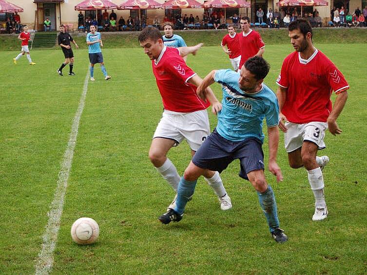 Kozlovice (v modrém) vs. Jeseník