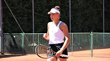 Tenisové mistrovství Evropy juniorů do 16 let v Přerově. Josy Daems (Německo)