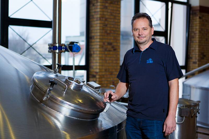 Ředitel přerovského pivovaru Zubr Tomáš Pluháček.